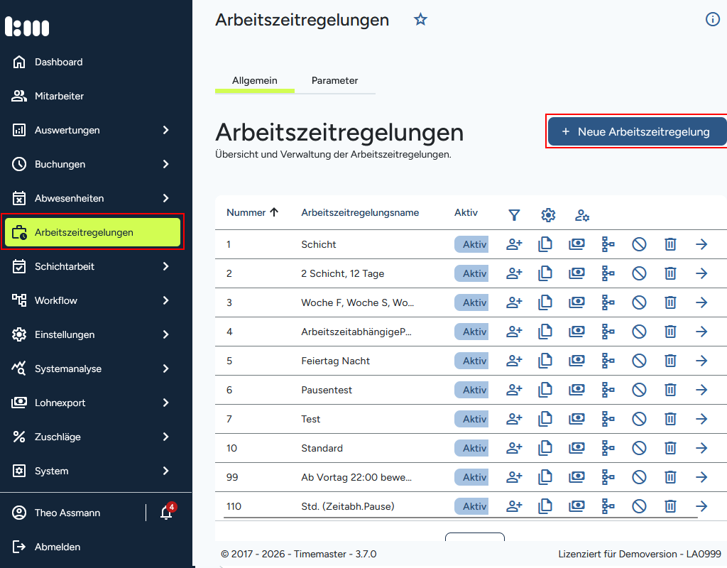 Anlegen einer Bewertungsgrundlage