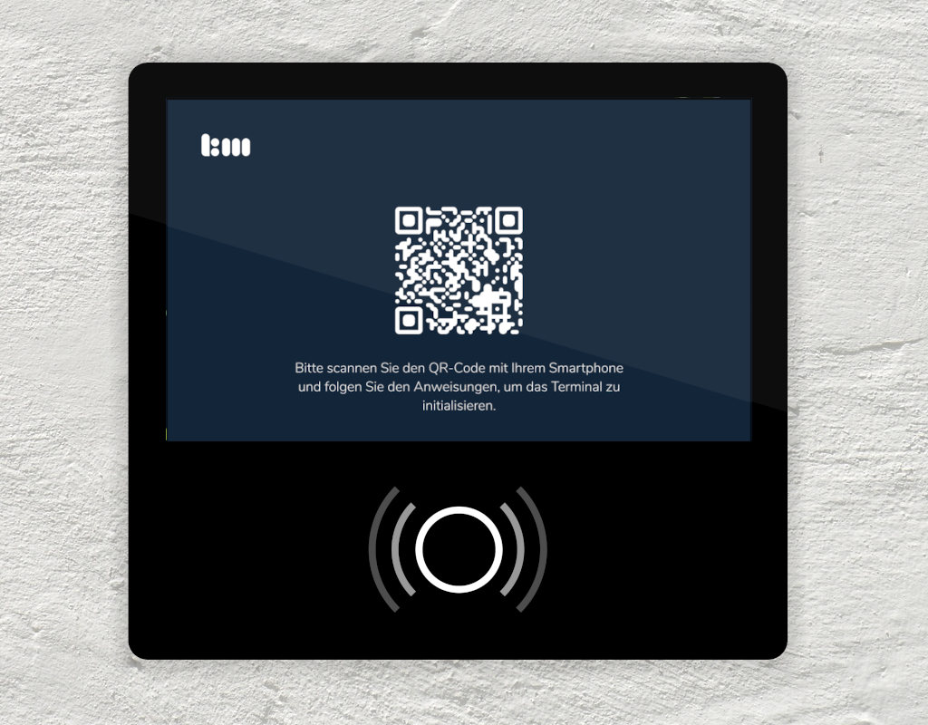 Ansicht des QR-Codes im GO Terminal
